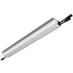 Светодиодный светильник Модерн v2.0 11 620мм (18Вт/м) 24В DC 5 пикс. RGBW DMX CRI80 5000К Опал (Профиль, козырек, транзитное штепсельное соединение)