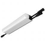 Светодиодный светильник Модерн v2.0 5 250мм (18Вт/м) 24В DC 2 пикс. RGBW DMX CRI80 3000К Опал (Профиль, транзитное штепсельное соединение)