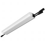 Светодиодный светильник Модерн v2.0 7 400мм (18Вт/м) 48В DC 1 пикс. RGBW DMX CRI80 5000К Опал (Профиль, транзитное штепсельное соединение)