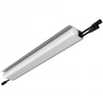Светодиодный светильник Модерн v2.0 9 500мм (18Вт/м) 24В DC 4 пикс. RGBW DMX CRI80 4000К Опал (Профиль, козырек, транзитное штепсельное соединение)